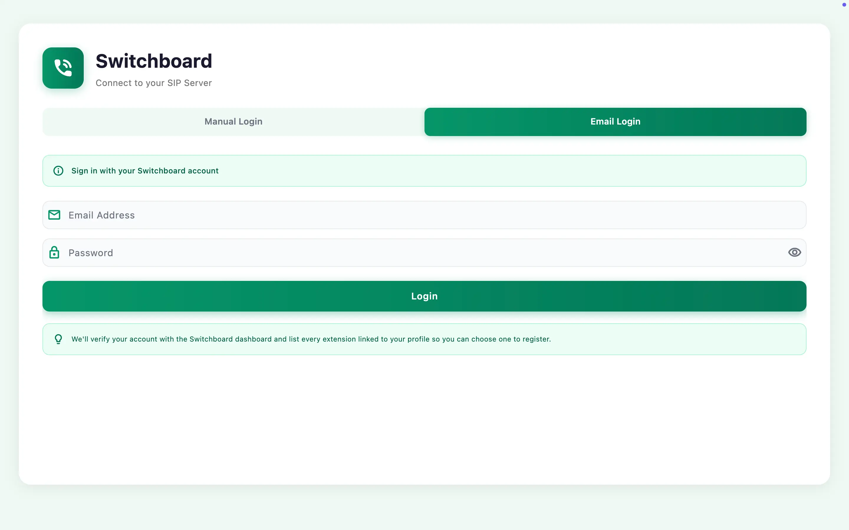 Easy Sign-In